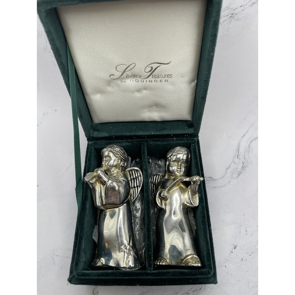 Godinger Silver Angel Musicians Figurine Set - Silver